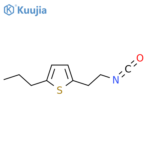 2-(2-isocyanatoethyl)-5-propylthiophene structure