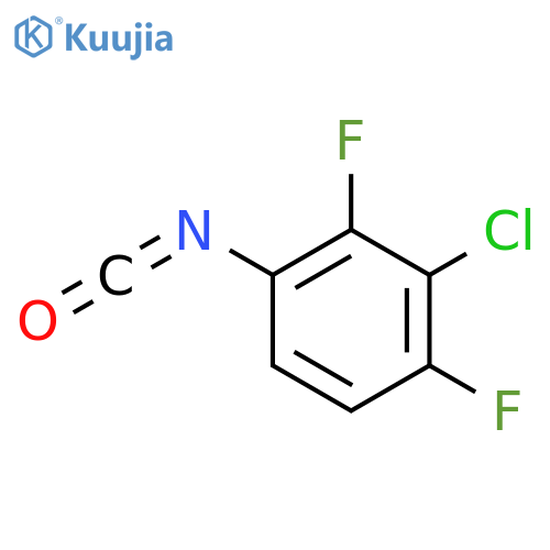2-chloro-1,3-difluoro-4-isocyanatobenzene structure