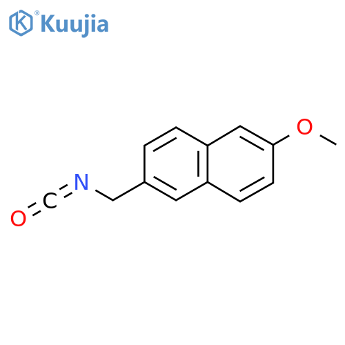 2-(isocyanatomethyl)-6-methoxynaphthalene structure