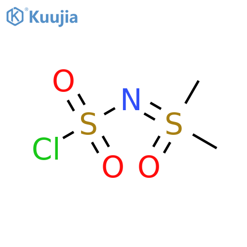 (chlorosulfonyl)iminodimethyl-lambda6-sulfanone structure