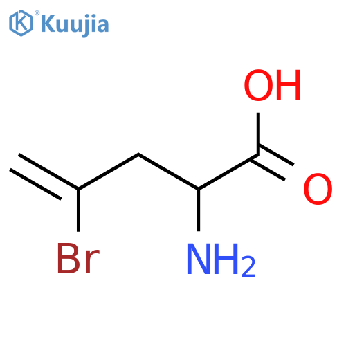 D-2-Amino-4-bromo-4-pentenoic Acid structure