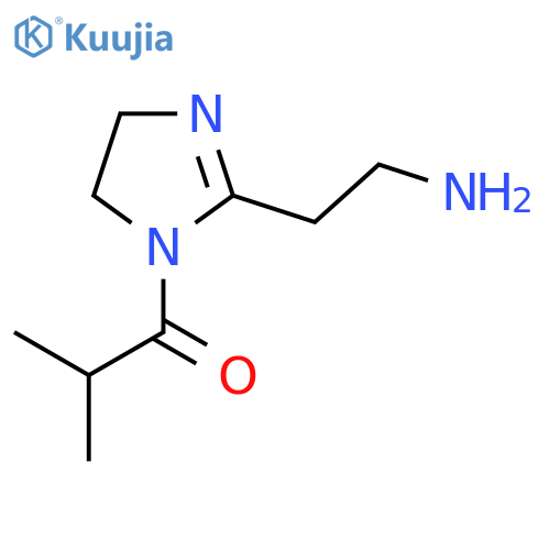 1-2-(2-aminoethyl)-4,5-dihydro-1H-imidazol-1-yl-2-methylpropan-1-one structure