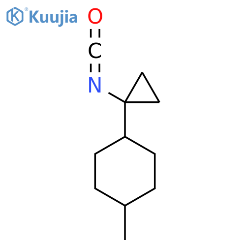 1-(1-isocyanatocyclopropyl)-4-methylcyclohexane structure