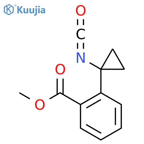 methyl 2-(1-isocyanatocyclopropyl)benzoate structure