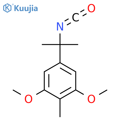 5-(2-isocyanatopropan-2-yl)-1,3-dimethoxy-2-methylbenzene structure