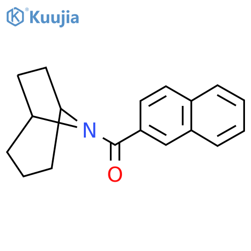 8-(Naphthalene-2-carbonyl)-8-azabicyclo[3.2.1]octane structure