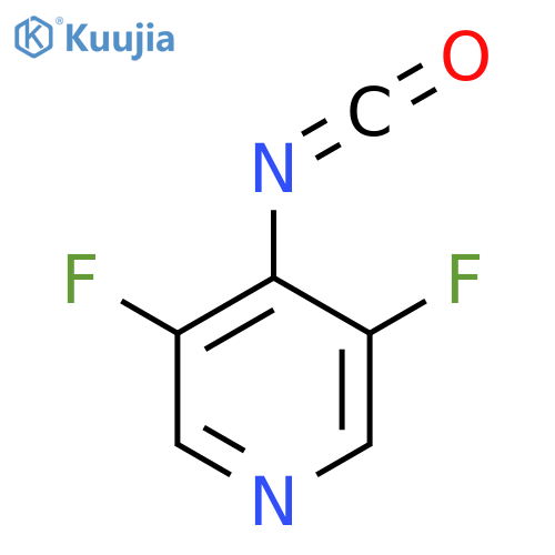 3,5-difluoro-4-isocyanatopyridine structure