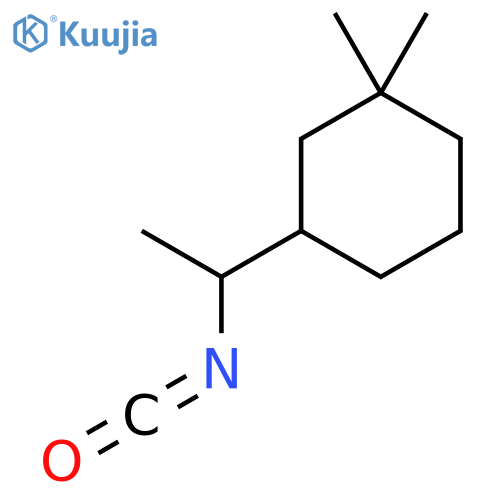 3-(1-isocyanatoethyl)-1,1-dimethylcyclohexane structure