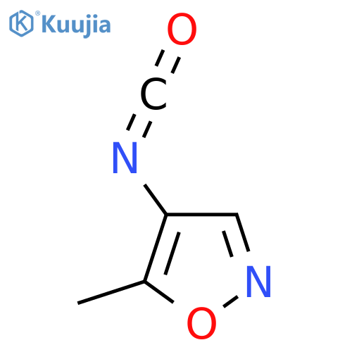 4-isocyanato-5-methyl-1,2-oxazole structure