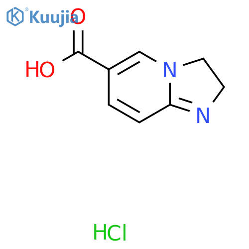 2H,3H-imidazo[1,2-a]pyridine-6-carboxylic acid hydrochloride structure