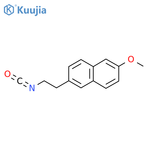 2-(2-isocyanatoethyl)-6-methoxynaphthalene structure