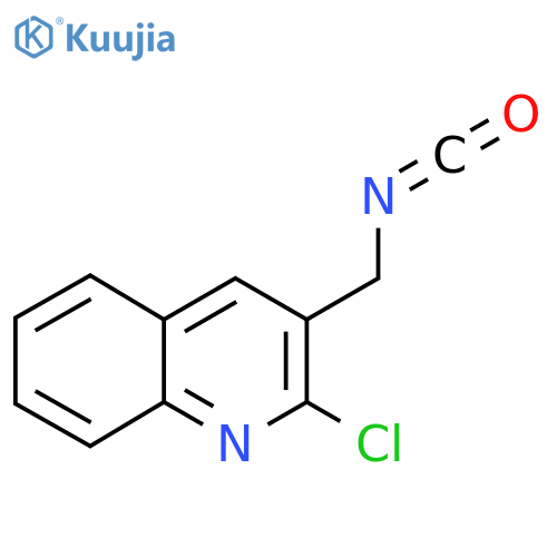 2-Chloro-3-(isocyanatomethyl)quinoline structure