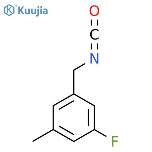 1-fluoro-3-(isocyanatomethyl)-5-methylbenzene structure