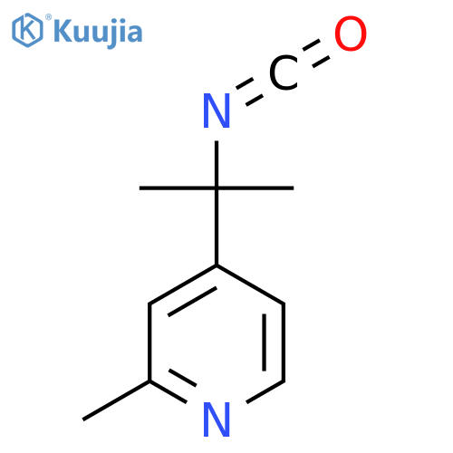4-(2-isocyanatopropan-2-yl)-2-methylpyridine structure