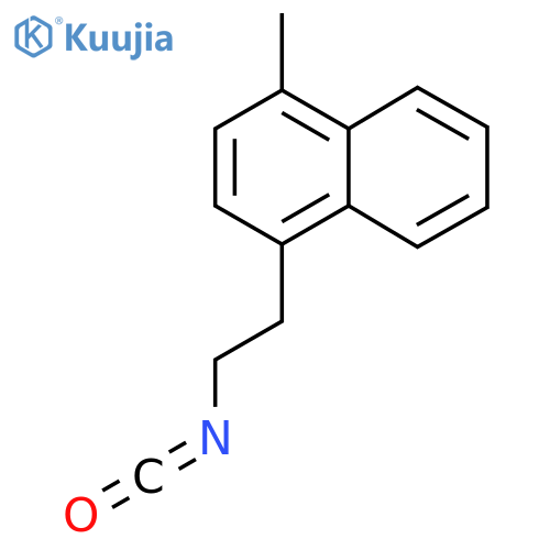 1-(2-Isocyanatoethyl)-4-methylnaphthalene structure