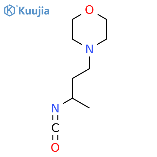 4-(3-isocyanatobutyl)morpholine structure
