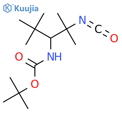 tert-butyl N-(2-isocyanato-2,4,4-trimethylpentan-3-yl)carbamate structure