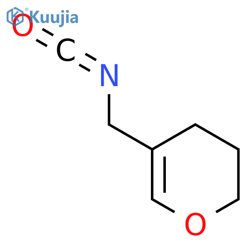 5-(isocyanatomethyl)-3,4-dihydro-2H-pyran structure