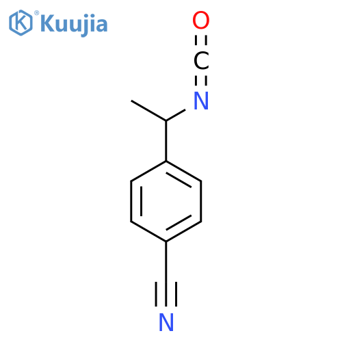 4-(1-isocyanatoethyl)benzonitrile structure