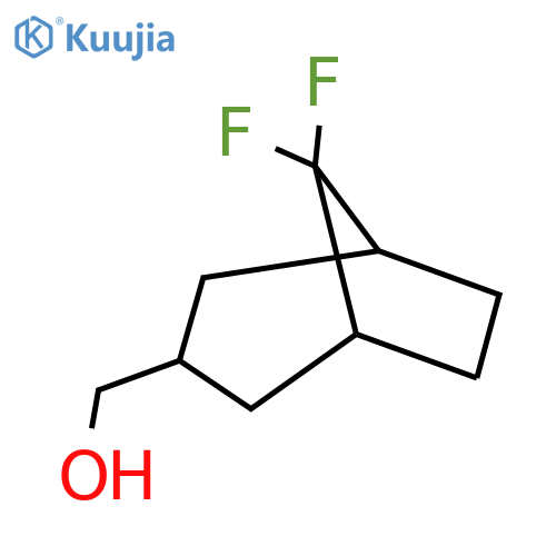 {8,8-difluorobicyclo3.2.1octan-3-yl}methanol structure
