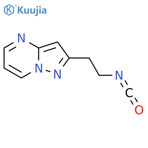 2-(2-isocyanatoethyl)pyrazolo1,5-apyrimidine structure