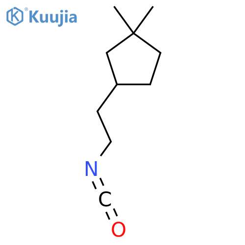 3-(2-isocyanatoethyl)-1,1-dimethylcyclopentane structure