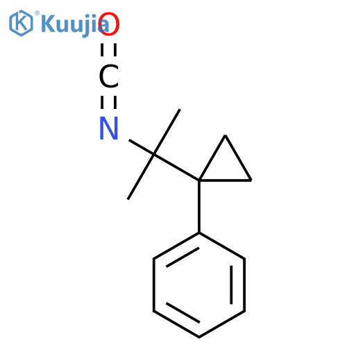1-(2-isocyanatopropan-2-yl)cyclopropylbenzene structure