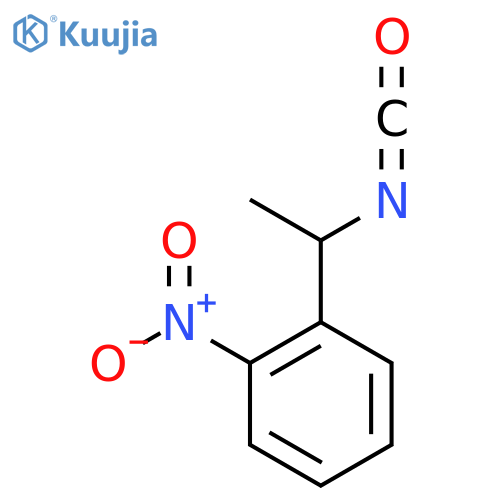 1-(1-isocyanatoethyl)-2-nitrobenzene structure