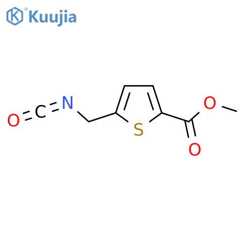 methyl 5-(isocyanatomethyl)thiophene-2-carboxylate structure