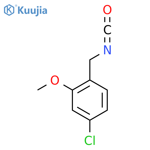 4-Chloro-1-(isocyanatomethyl)-2-methoxybenzene structure