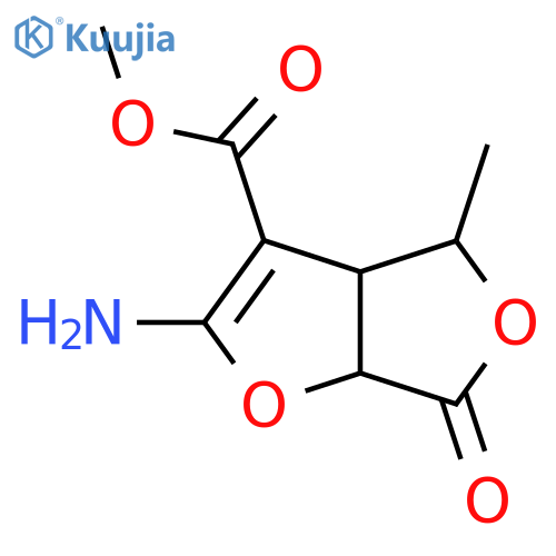 methyl 2-amino-4-methyl-6-oxo-3aH,4H,6H,6aH-furo2,3-cfuran-3-carboxylate structure