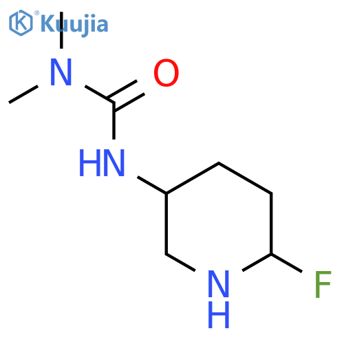 1-(6-Fluoropiperidin-3-yl)-3,3-dimethylurea structure