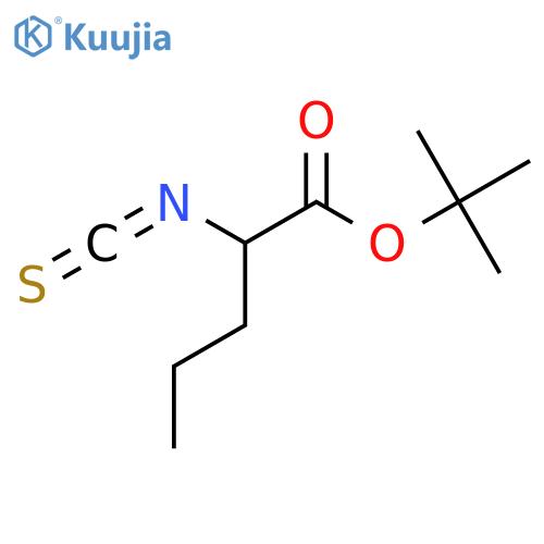 tert-butyl 2-isothiocyanatopentanoate structure