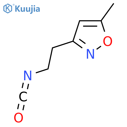 3-(2-Isocyanatoethyl)-5-methyl-1,2-oxazole structure