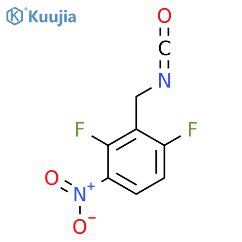 1,3-Difluoro-2-(isocyanatomethyl)-4-nitrobenzene structure
