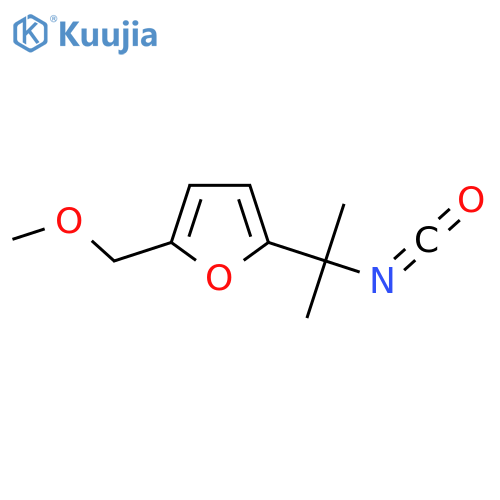 2-(2-isocyanatopropan-2-yl)-5-(methoxymethyl)furan structure