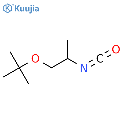 1-(tert-butoxy)-2-isocyanatopropane structure