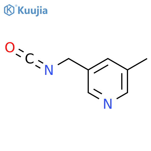 3-(isocyanatomethyl)-5-methylpyridine structure