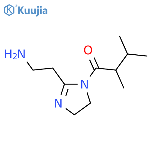 1-[2-(2-aminoethyl)-4,5-dihydro-1H-imidazol-1-yl]-2,3-dimethylbutan-1-one structure