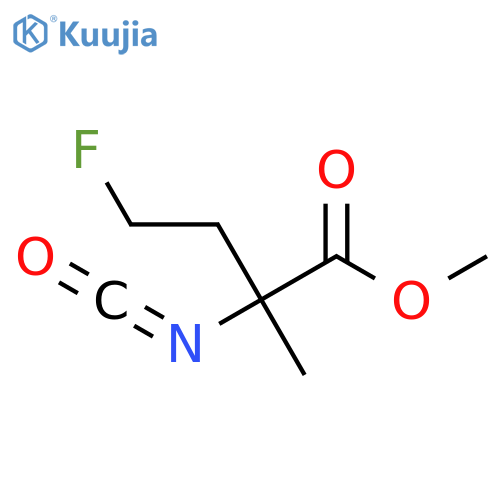 methyl 4-fluoro-2-isocyanato-2-methylbutanoate structure