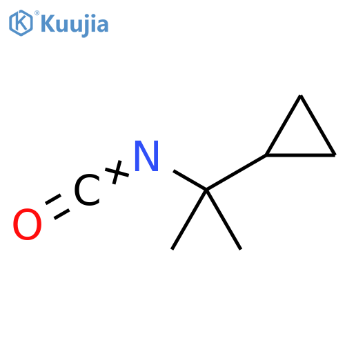 Cyclopropane, (1-isocyanato-1-methylethyl)- structure