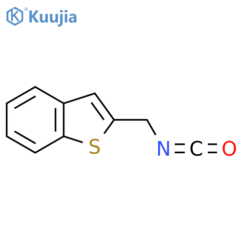 2-(isocyanatomethyl)-1-benzothiophene structure