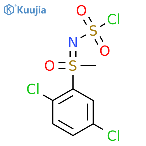 (chlorosulfonyl)imino(2,5-dichlorophenyl)methyl-lambda6-sulfanone structure