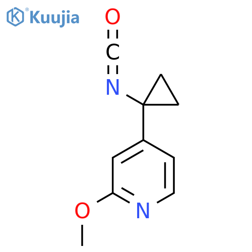 4-(1-isocyanatocyclopropyl)-2-methoxypyridine structure