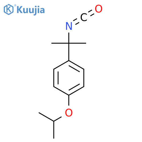 1-(2-isocyanatopropan-2-yl)-4-(propan-2-yloxy)benzene structure