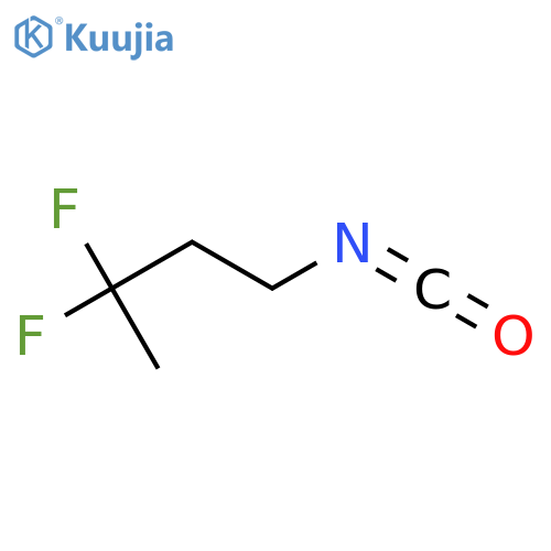 3,3-difluoro-1-isocyanatobutane structure