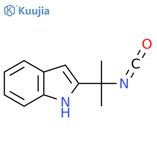 2-(2-isocyanatopropan-2-yl)-1H-indole structure