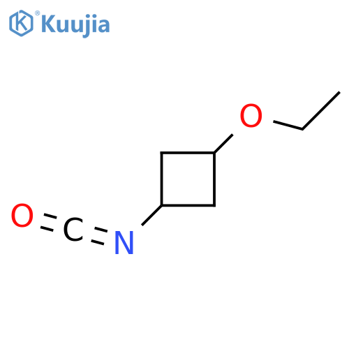 (1r,3r)-1-Ethoxy-3-isocyanatocyclobutane structure