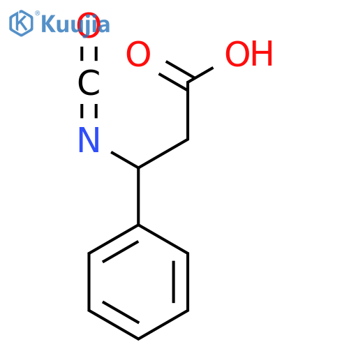 3-isocyanato-3-phenylpropanoic acid structure