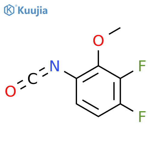 1,2-difluoro-4-isocyanato-3-methoxybenzene structure